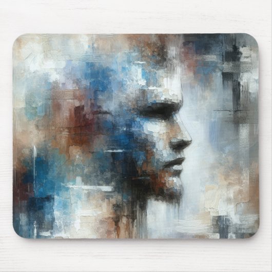 Abstrakt Avant-Garde Man Mousepad (Vorne)