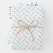 Abstrakt Baby Blues Geschenkpapier Set (Beispiel)