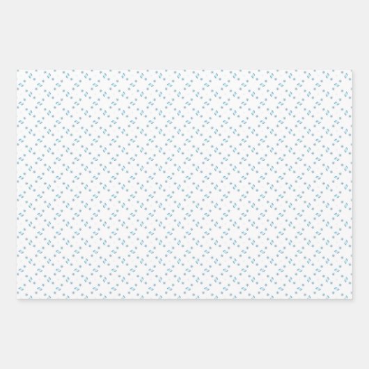 Abstrakt Baby Blues Geschenkpapier Set (Vorderseite)