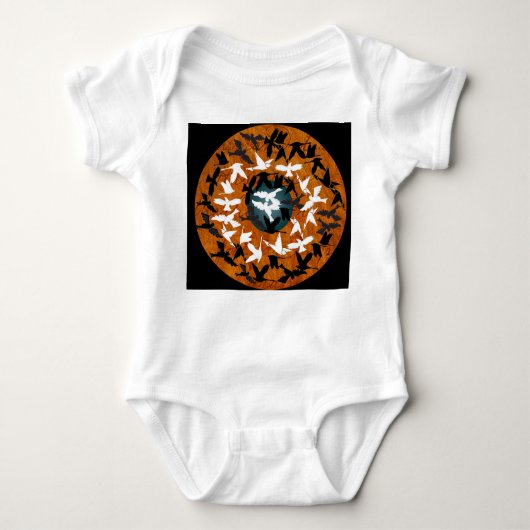 Abstrakt Baby Strampler (Vorderseite)