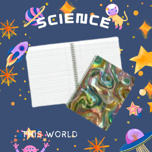 Abstrakt Background Pattern Art Notebook Notizblock