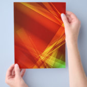 Abstrakt-Background RED YELLOW GREEN DIGITAL RANDO Flyer (Hand)