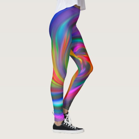 Abstrakt Background Spirals soft 1 Leggings (Rechts)