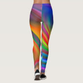 Abstrakt Background Spirals soft 1 Leggings (Rückseite)