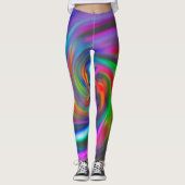 Abstrakt Background Spirals soft 1 Leggings (Vorderseite)