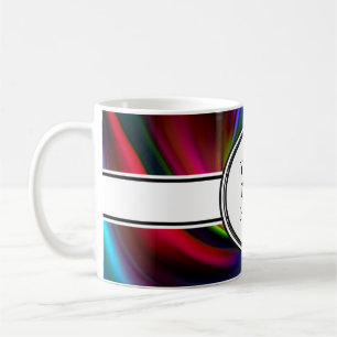 Abstrakt Background Spirals Soft I + Ihr Text Kaffeetasse