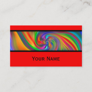 Abstrakt Background Spirals soft II + Ihr Text Visitenkarte