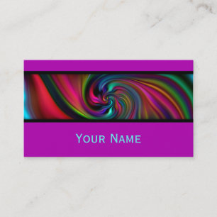 Abstrakt Background Spirals soft II + Ihr Text Visitenkarte