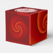 Abstrakt Background Spirals soft III + Ihr Text Geschenkschachtel (Rückseite)