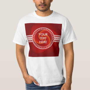 Abstrakt Background Spirals soft III + Ihr Text T-Shirt
