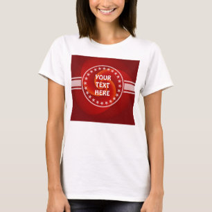 Abstrakt Background Spirals soft III + Ihr Text T-Shirt