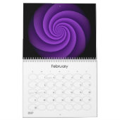 Abstrakt Background Spirals Soft IV + Ihr Text Kalender (Feb 2027)