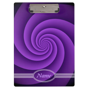 Abstrakt Background Spirals Soft IV + Ihr Text Klemmbrett