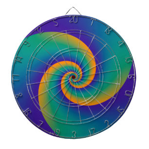 Abstrakt Background Spirals soft V Dartscheibe