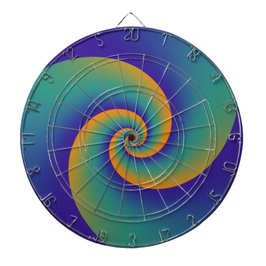 Abstrakt Background Spirals soft V Dartscheibe (vorne)