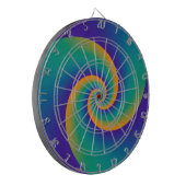 Abstrakt Background Spirals soft V Dartscheibe (Vorderseite Links)