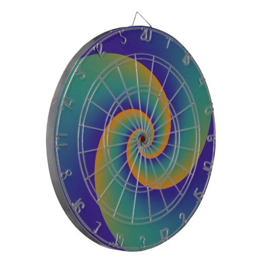 Abstrakt Background Spirals soft V Dartscheibe (Vorderseite Links)