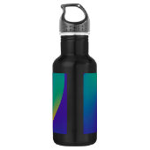 Abstrakt Background Spirals soft V Edelstahlflasche (Rückseite)