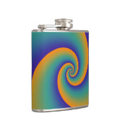 Abstrakt Background Spirals soft V Flachmann (Rechts)