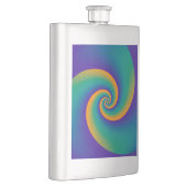 Abstrakt Background Spirals soft V Flachmann (Rechts)