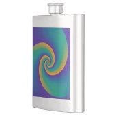 Abstrakt Background Spirals soft V Flachmann (Links)