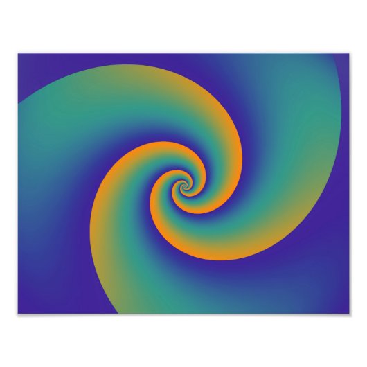 Abstrakt Background Spirals soft V Fotodruck (Vorne)