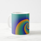 Abstrakt Background Spirals soft V Kaffeetasse (Vorderseite Links)