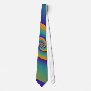 Abstrakt Background Spirals soft V Krawatte
