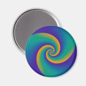 Abstrakt Background Spirals soft V Magnet (Vorderseite/Rückseite)