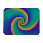 Abstrakt Background Spirals soft V Magnet (Horizontal)