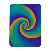 Abstrakt Background Spirals soft V Magnet (Vertikal)