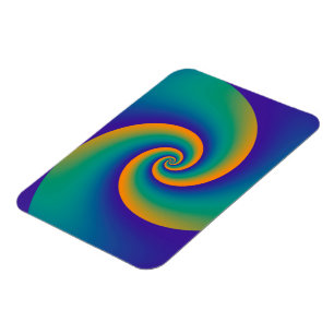 Abstrakt Background Spirals soft V Magnet