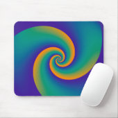 Abstrakt Background Spirals soft V Mousepad (Mit Mouse)