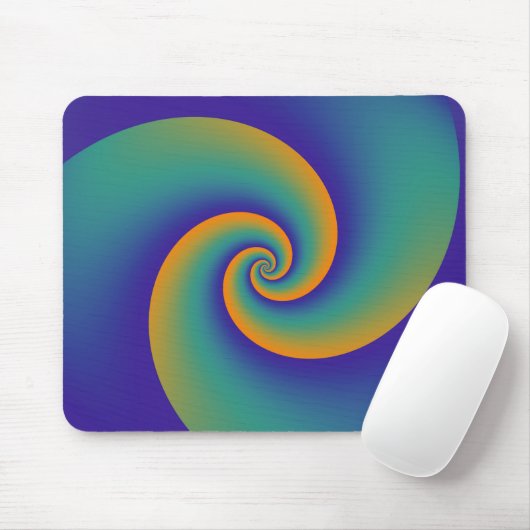 Abstrakt Background Spirals soft V Mousepad (Mit Mouse)