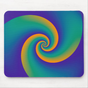 Abstrakt Background Spirals soft V Mousepad