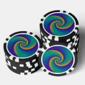 Abstrakt Background Spirals soft V Pokerchips (Stapel)