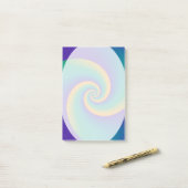 Abstrakt Background Spirals soft V Post-it Klebezettel (Auf Schreibtisch)