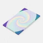Abstrakt Background Spirals soft V Post-it Klebezettel (angewinkelt)