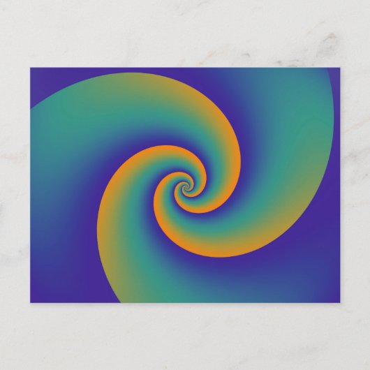 Abstrakt Background Spirals soft V Postkarte (Vorderseite)