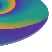 Abstrakt Background Spirals soft V Schneidebrett (Ecke)