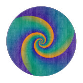 Abstrakt Background Spirals soft V Schneidebrett (Vorderseite)
