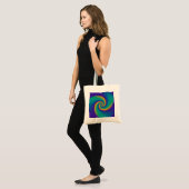 Abstrakt Background Spirals soft V Tragetasche (Vorderseite (Model))