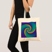 Abstrakt Background Spirals soft V Tragetasche (Vorderseite (Produkt))