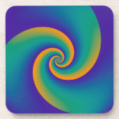 Abstrakt Background Spirals soft V Untersetzer (Vorderseite)