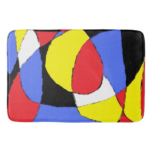 Abstrakt Badematte (Vorderseite)