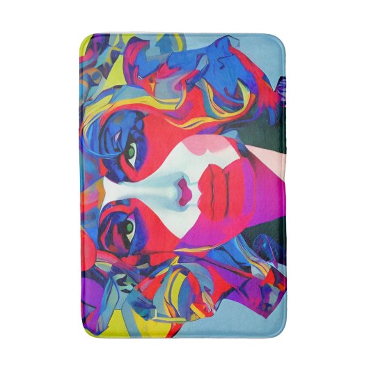 Abstrakt Badematte (Vorderseite Vertikal)