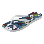 abstrakt badesandalen (Schrägansicht)
