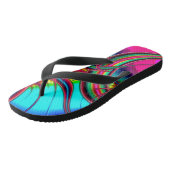 Abstrakt Badesandalen (Schrägansicht)