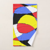 Abstrakt Badhandtuch Set (Handtuch)