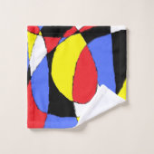 Abstrakt Badhandtuch Set (Waschlappen)